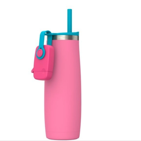 Bubba Radiant 24oz pink blue lid water Tumbler with Foldable Straw and case new - Picture 5 of 5